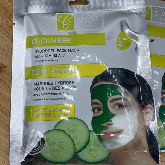 2 - Global Beauty Care | Cucumber Hydrogel Face Masks - Picture 4 of 11